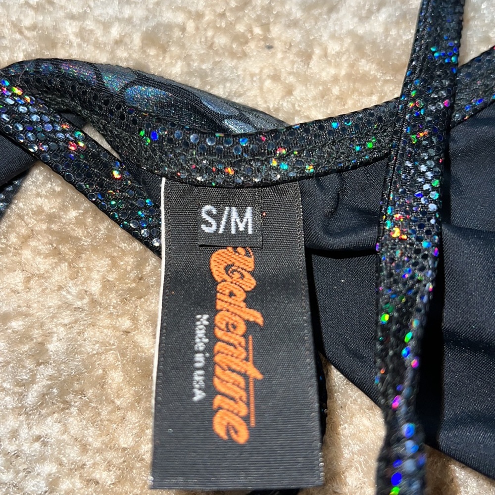 iHeartRaves Snakeskin Shiny O-Ring Top and Bottom Matching Set ( Lost Lands) - Picture 3 of 4
